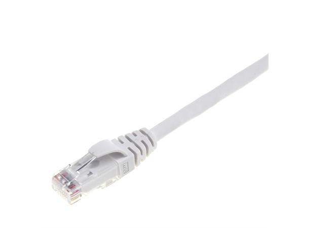 ECS Patchkabel Cat6 UTP Hvit  2,0m Halogenfri RJ45